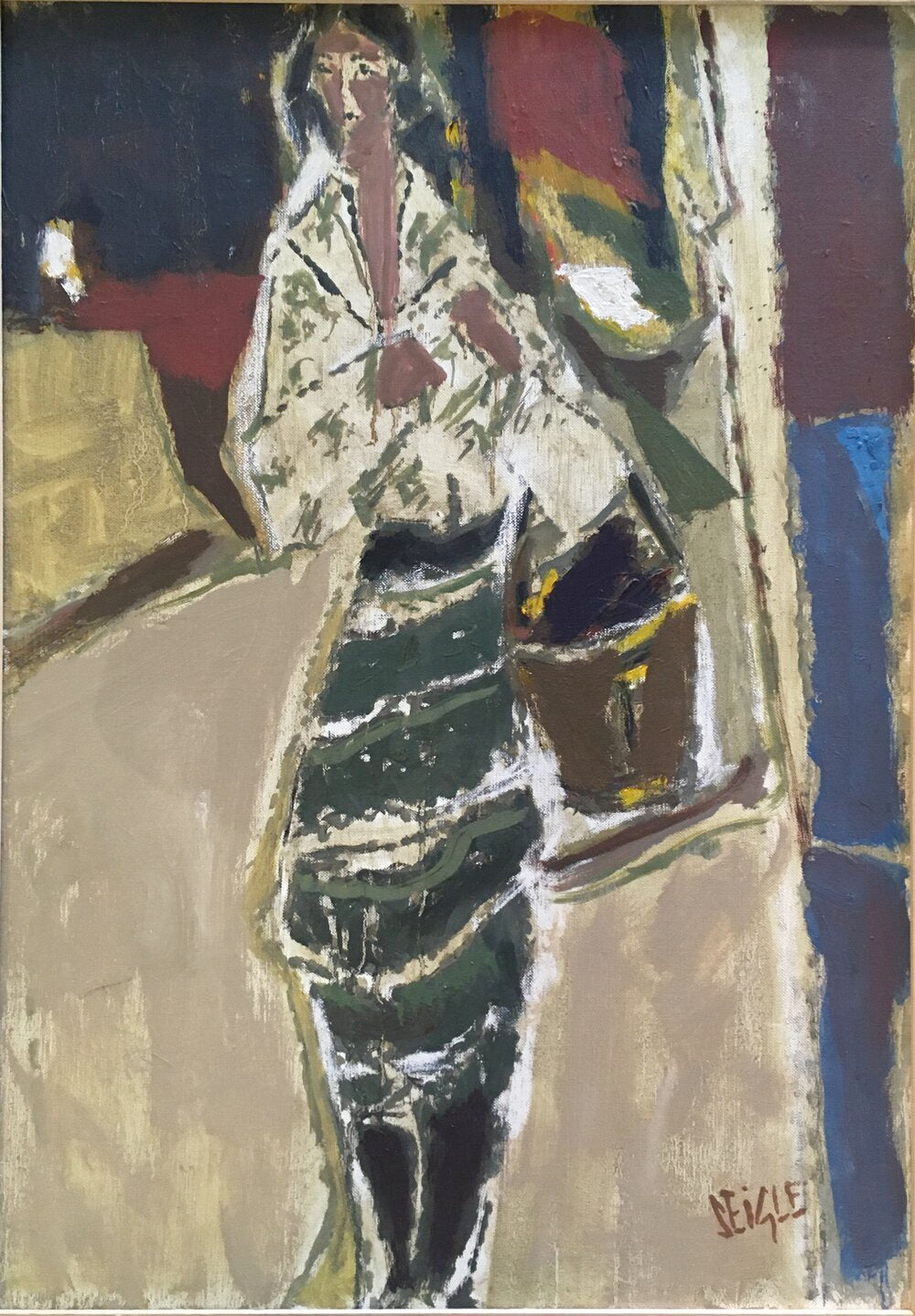 La Femme en vert au Panier